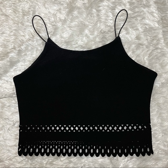 Black boohoo crop top - Picture 6 of 6